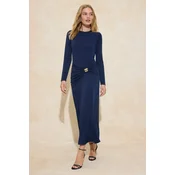 Trendyol Modest Ženska haljina Tctss26Eb00014, Tamnoplava