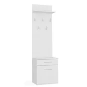 Topeshop Obešalnik Duo DUO WHITE