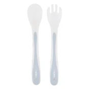 KikkaBoo Set kašicica i viljuška PP Blue (KKB40101)