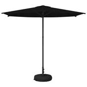 Vrtni Parasol s Podnožjem 270 x 270 cm Poliester Pravokutni