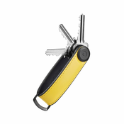 Etui za ključe Orbitkey Hybrid Leather 8,5 cm rumena barva