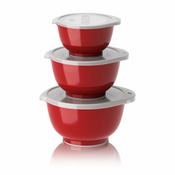 Rdeče skledice v kompletu 3 ks 750 ml Margrethe Mini – Rosti