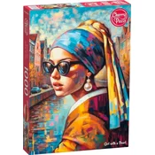 Cherry Pazzi - Puzzle Dekle z biserom - 1 000 kosov