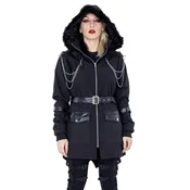 Ženska jakna (plašč) HEARTLESS - NOELLA - BLACK - J-NLLA-B