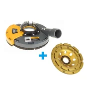 Odsesovanje za kotni brusilnik 115-125mm + plošča 125mm dvovrstna