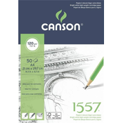Rayher. Skicirka Canson 1557 A4 120 g, 50 listna