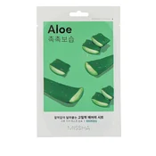 MISSHA Airy Fit Sheet Mask Aloe maska za obraz za suho kožo 19 g unisex