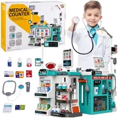 slomart Velik zdravniški set LEAN TOYS z vozičkom, lučmi in zvoki