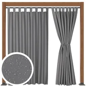 shumee VODOTESNA VRTNA ZAVESA ZA TERASO 155x290 siva
