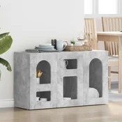 Kreveta Betonski sivi 100 x 35 x 59 cm Konstruirano drvo