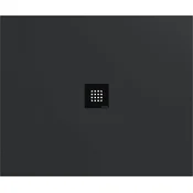 POLYSAN FLEXIA Antracit Mat Prilagodljiva Tuš Kad Litéga Mramora 120x100 cm