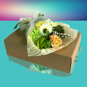 Buket cvijeca od sapuna - Green (Box)Buket cvijeca od sapuna - Green (Box)