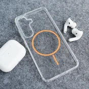 Maska za Samsung A36 5G/ A366B/ A56 5G/ A566B narandžasto Mag Case Clear Slim