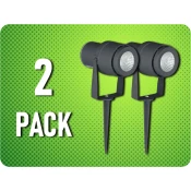 V-TAC Vrtna vgradna svetilka 12W, 875lm, IP65, siva/2-PACK! Farba svetla: Dnevna bela