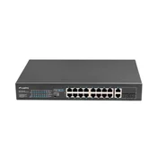 LANBERG STIKALO RACK 19 16X 100MB POE /2X COMBO