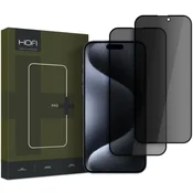 1 to 3 HOFI ANTI SPY GLASS PRO+ ZA IPHONE 16 PRIVACY 2-PACK ZAŠČITNI OVITEK