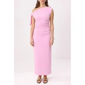 Trendyol Milla Ženska haljina Twoss24El00563, Roze