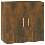 MAISON CHIC Stenska omarica - Zidna omarica dimljeni hrast 60x30x60 cm konstruiran les iu1071, (22063173)