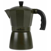 Fox Fishing Cookware Espresso Maker 9 cups Khaki Matt 450 ml Kamping kuhinjska posoda
