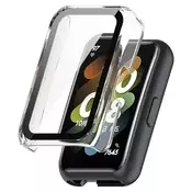 Ovitek z zaščito zaslona Techsuit Defense360 Pro za Huawei Band 8/9 - prozoren