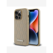 Karl Lagerfeld iPhone 15 Pro Max Ovitek za telefon Bež