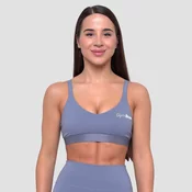GymBeam Športni nedrček Essence String Denim Blue