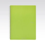 Bilježnica Fabriano Ecoqua original A4 90g 70L spiralna crte lime 19290207