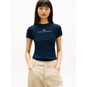 TOMMY JEANS Majica mornarska/črna/bela
