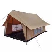 vidaXL Kabinski šotor Rjava 340 x 246 x 210 cm