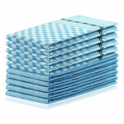 Set od 10 pamucnih plavih kuhinjskih krpi DecoKing Louie, 50 x 70 cm