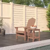 Vrtna stolica Adirondack sa stolicem HDPE smeda