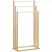 Homestar Stojalo za brisače 3 palice 48x258x94 cm naravno samostoječe