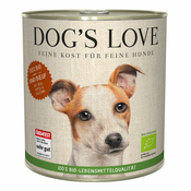 Dogs Love 100 % BIO Organic konzerva za pse, goveje meso, 800 g