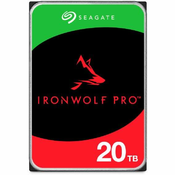 Seagate IronWolf Pro NAS HDD ST20000NT001 - 20 TB 3.5 inch SATA 6 Gbit/s CMR
