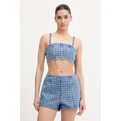 Perfect Moment crop top ženski denimski