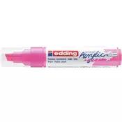 Akrilni marker E-5000 broad 5-10mm kosi vrh Edding neon roze