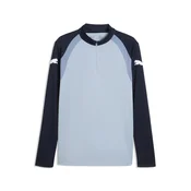 PUMA individualFINAL Slim Long Sleeve Quarter-Zip Top Men, Sports, Sea Illusion/White, 3XL