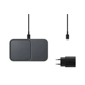 Bežični punjač Samsung Duo za mobitel ili sat tamno sivi EP-P5400TBEGEU