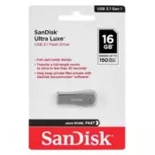 USB flash spomin Cruzer Ultra 3.0, USB 3.0, 16GB, SanDisk, črna