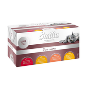 Smilla Fine Menu z okusnim jedrom 8 x 100 g - Mešani paket (4 sorte)