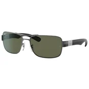 Ray Ban Unisex suncane naocare 0RB3522 004/9A 64, Polarizovane, Crne
