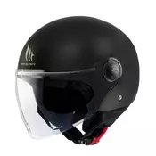 Jet kaciga za skuter MT Helmets Street S Matt, crna