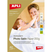 APLI foto papir A4 Photo satin 200g