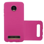 Cadorabo Cadorabo Case, združljiv z Motorolo v Frosty Pink - Hard Case zaščitni pokrov v zmrznjenem videzu proti praskam in udarcem, (20565150)
