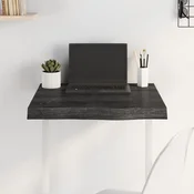 Stolna ploca tamnosmeda 60x60x(2-6) cm tretirana hrastovina