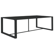 MAISON CHIC Zunanja Jedilna miza - Kuhinjska miza - Jedilni stol antracitna 120x60x66 cm aluminij, (21715399)