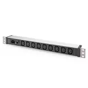 Digitus DN-95429 električni razdelilnik (PDU) 9 vtičnica(-e) AC 1U