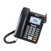 MaxCom MM28D telefon DECT telefon Crno