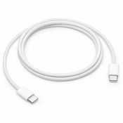 Kabel Apple Woven Charge Cable, USB-C (M) na USB-C (M), 1.0m, bijeli mqkj3zm/a