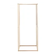 VEVOR Stojalo za rože pravokotno kubično 25x25x60 cm zlato